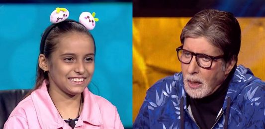 Amitabh Bachchan performs a scene from Bhoothnath with KBC 13 contestant, watch video