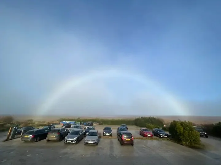 Rare white rainbow spotted in UK, stunning footage goes viral. What is that?