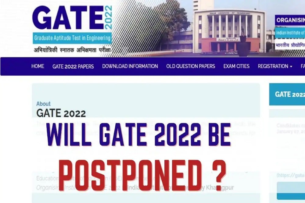 GATE exam 2022