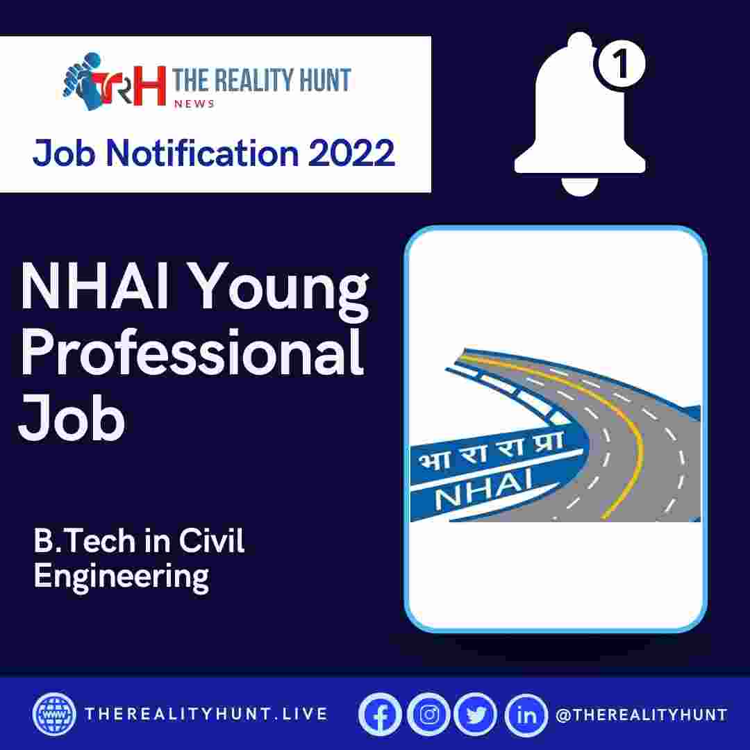 NHAI Young Professional Job Notification 2022 (09 Vacancies)
