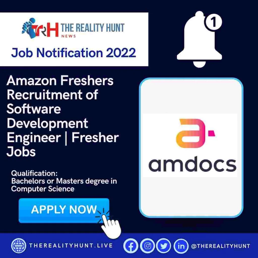 Amazon Freshers Recruitment of Software Development Engineer | Fresher Jobs