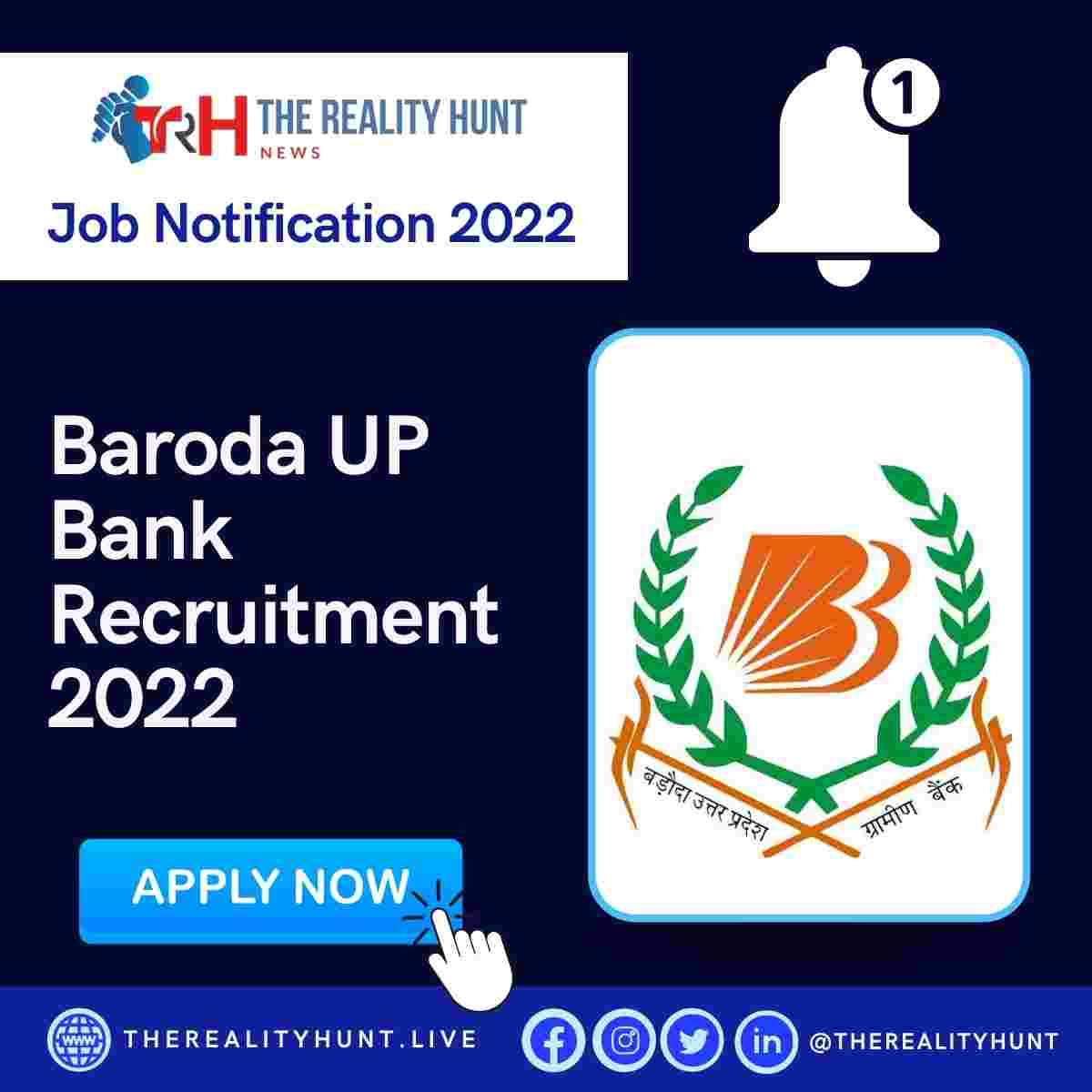 Baroda UP Bank Recruitment 2022 – Apprentice