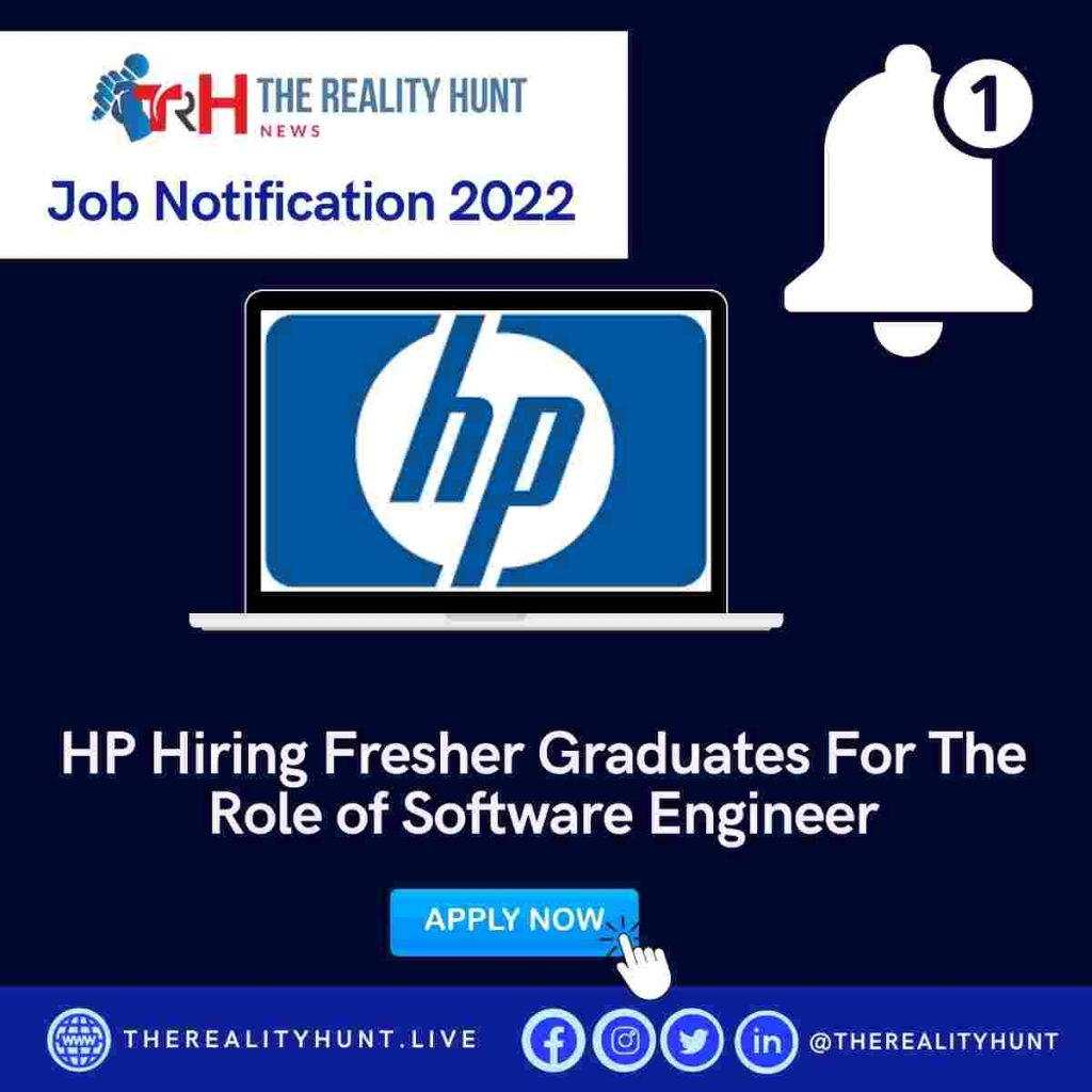 HP Hiring Fresher Graduates For The Role of Software Engineer