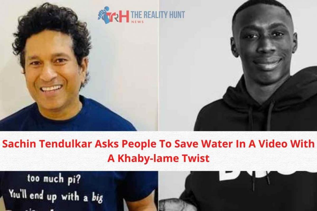 Sachin Tendulkar Asks People To Save Water In A Video With A Khaby-lame Twist