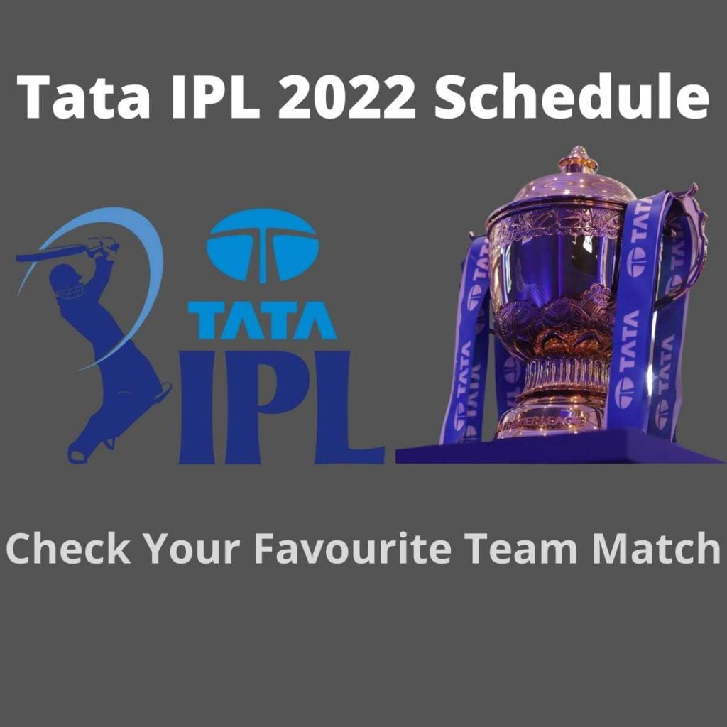 Tata IPL 2022 Schedule Download Image