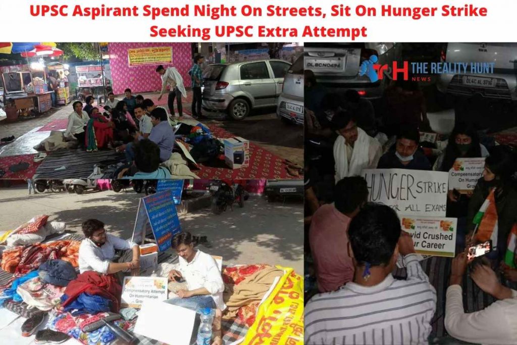 UPSC Aspirant Spend Night On Streets, Sit On Hunger Strike Seeking UPSC Extra Attempt