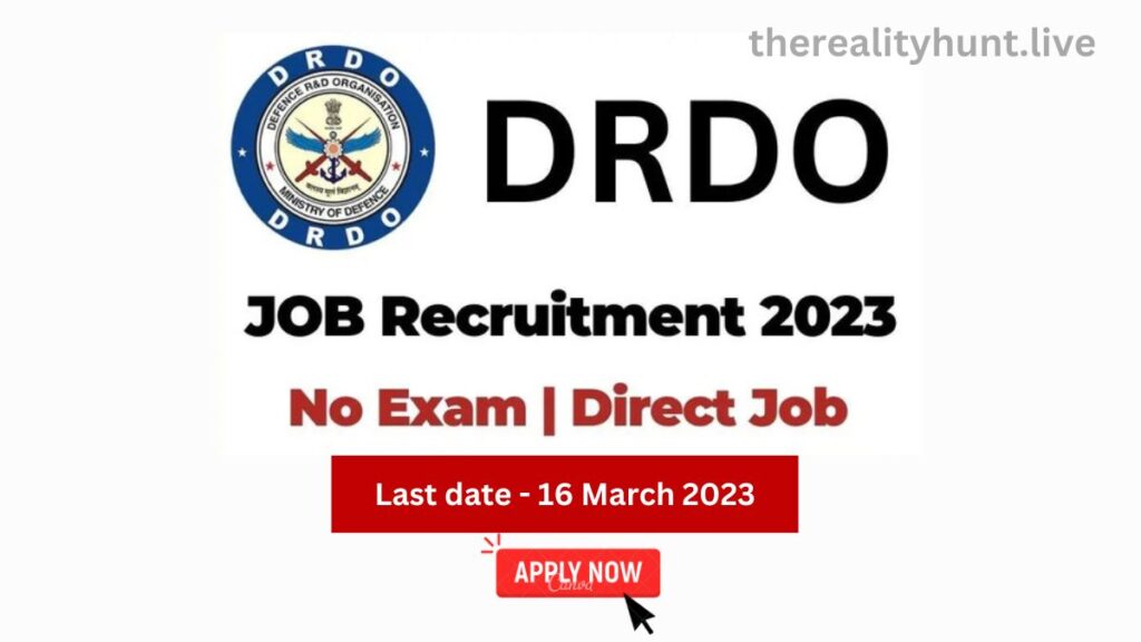 DRDO Recruitment 2023 | DRDO Apprentice Recruitment 2022 2021 2020