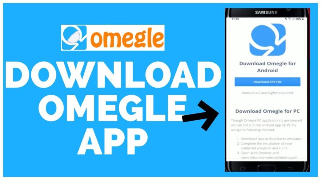 Download Omegle App And APK for Android from Omegle.com