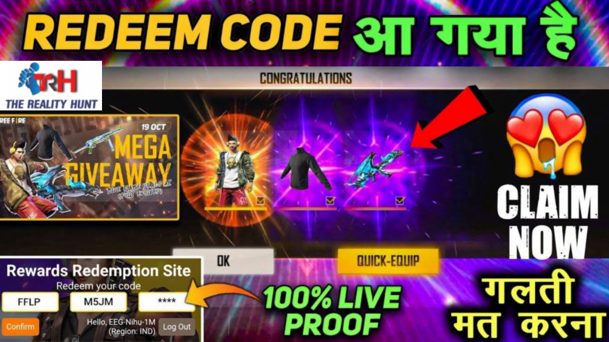 Free Fire Redeem Code 28 March 2023 Latest FF Reward Working for Indian Server