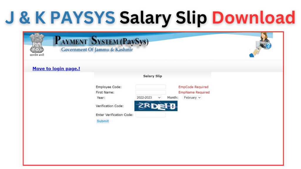 How To Apply JKPAYSYS Salary Slip 2023 Online