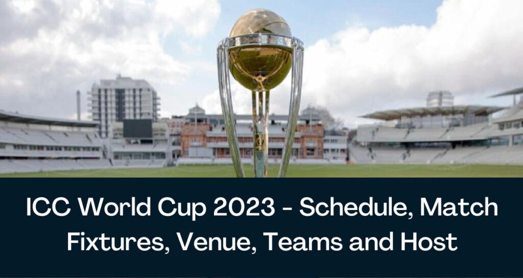 Cricket World Cup 2023 Schedule PDF & Image Download