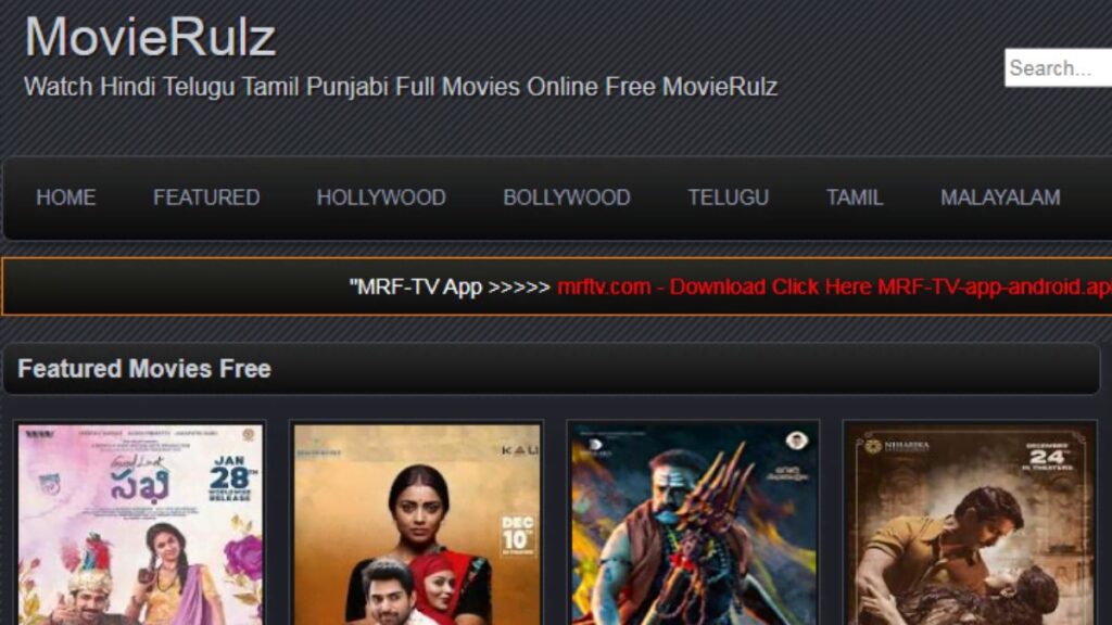 Movierulz: Latest Telugu Leaked HD Movies List On Movierulz.com