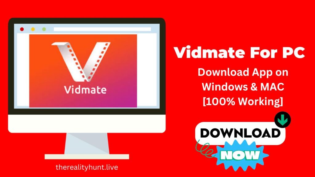 Vidmate For PC | Download App on Windows & MAC [100% Working]