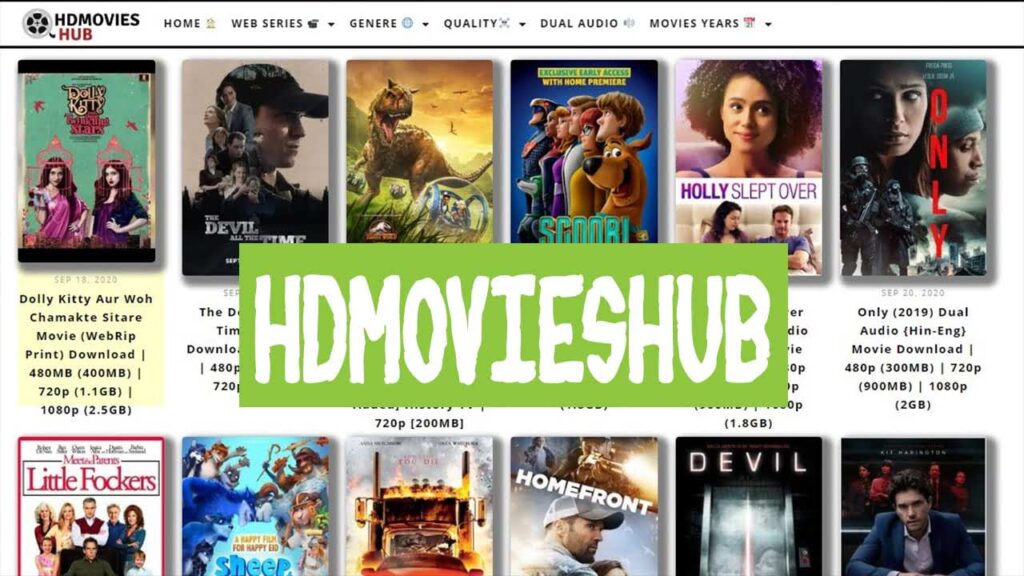 HDMoviesHub Download 300mb 480p 720p 1080p Latest Telugu, Bollywood, Tamil Movies