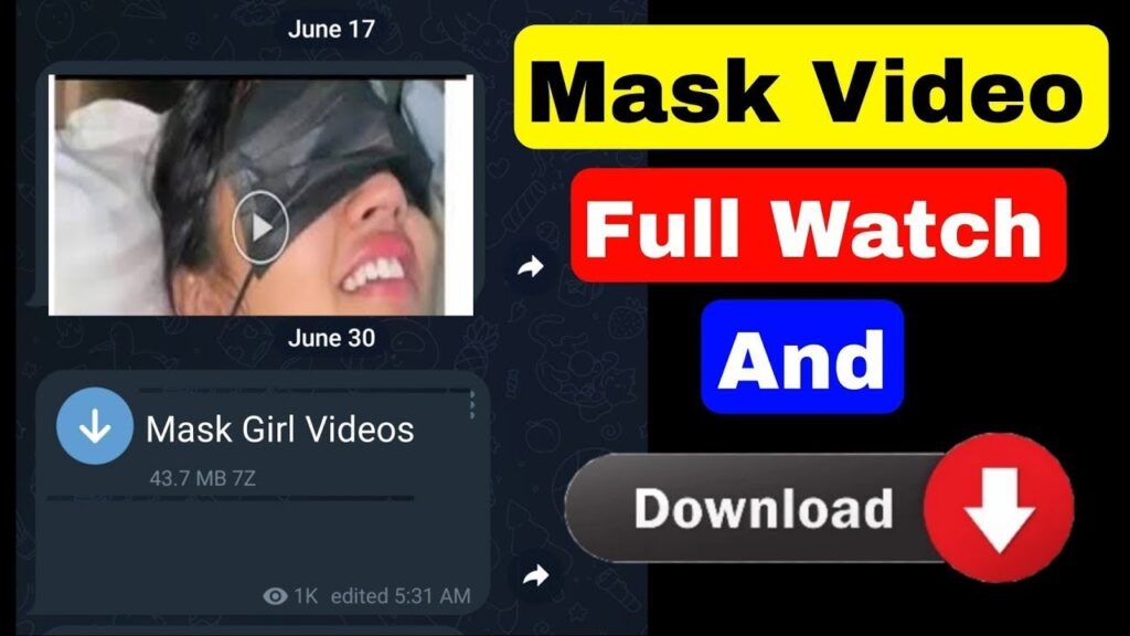 Mask Girl Viral Video: Indian Mask Girl Video, Mask Girl MMS Full Video, Black Mask Girl New Video Download