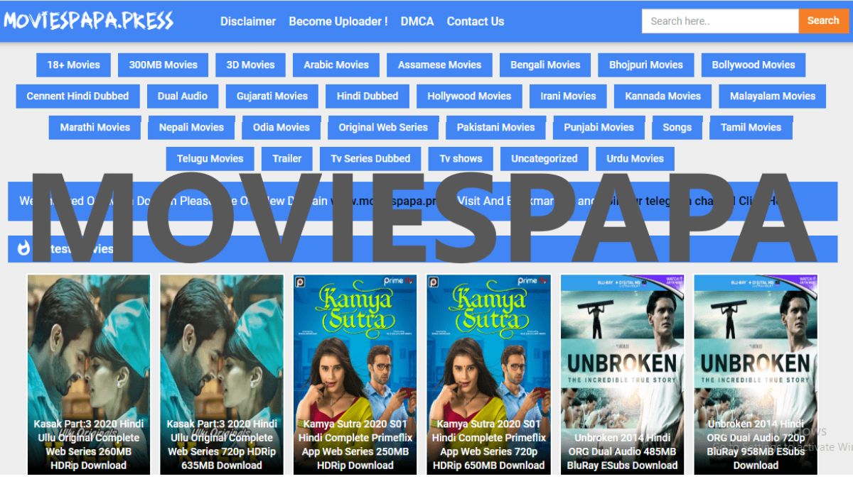 Moviespapa 2023-Download Bollywood, Hollywood, HD Movies Illegally