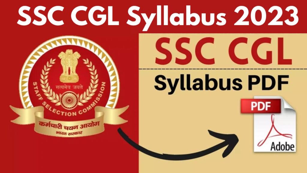 SSC CGL Syllabus 2023 PDF Download