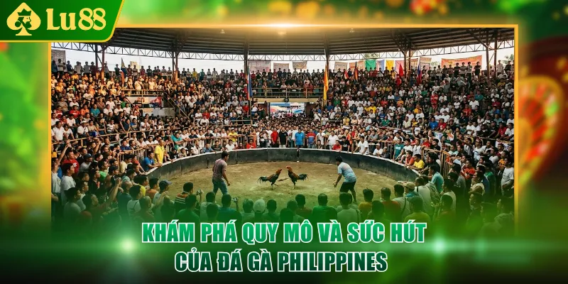 Khám phá quy mô và sức hút của đá gà Philippines 